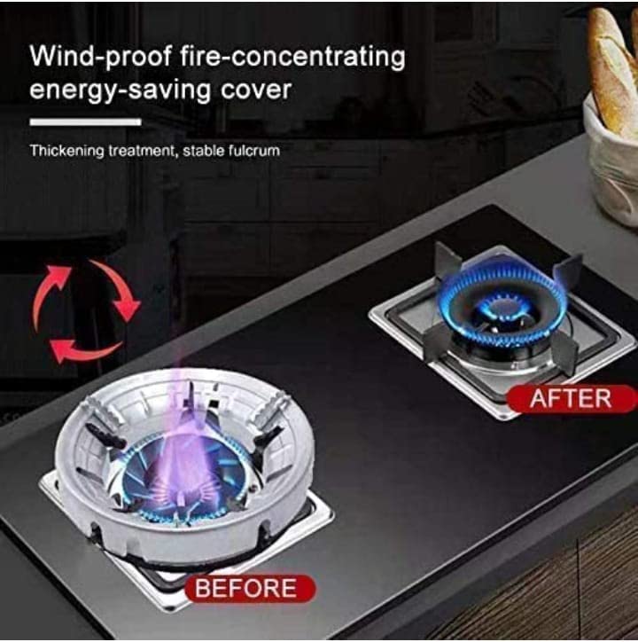 Metal Wok Rack Windproof Gas Stove Wok Ring Stove Trivets Cooktop Range Pan Holder