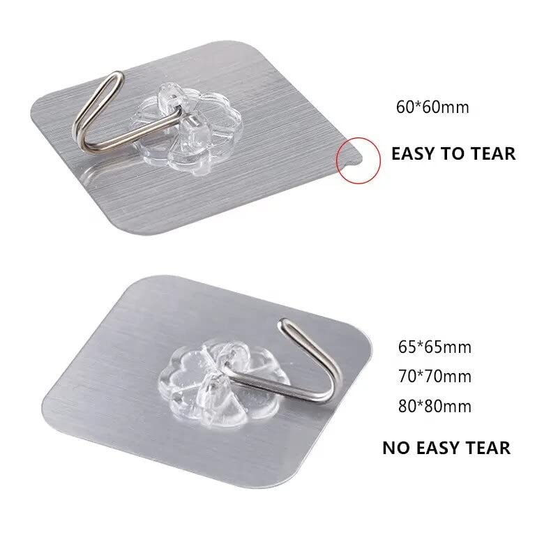 Self Adhesive Heavy Duty Hooks for Wall ( Pack Of 10 )