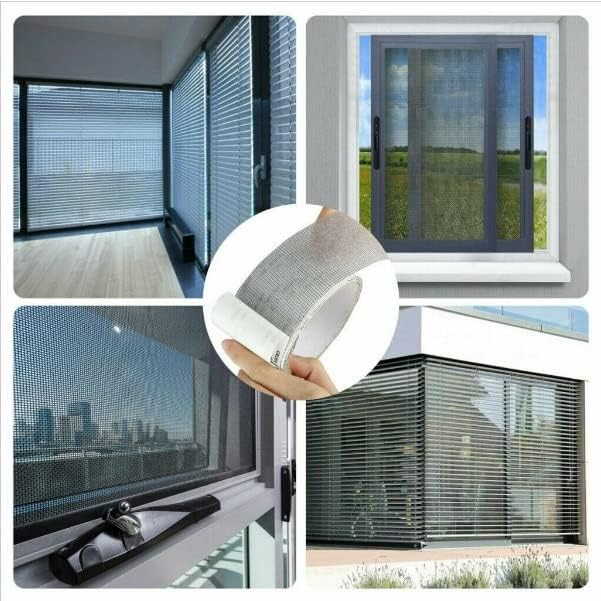 Strong Adhesive & Waterproof Window Mosquito net Covering Mesh Tape
