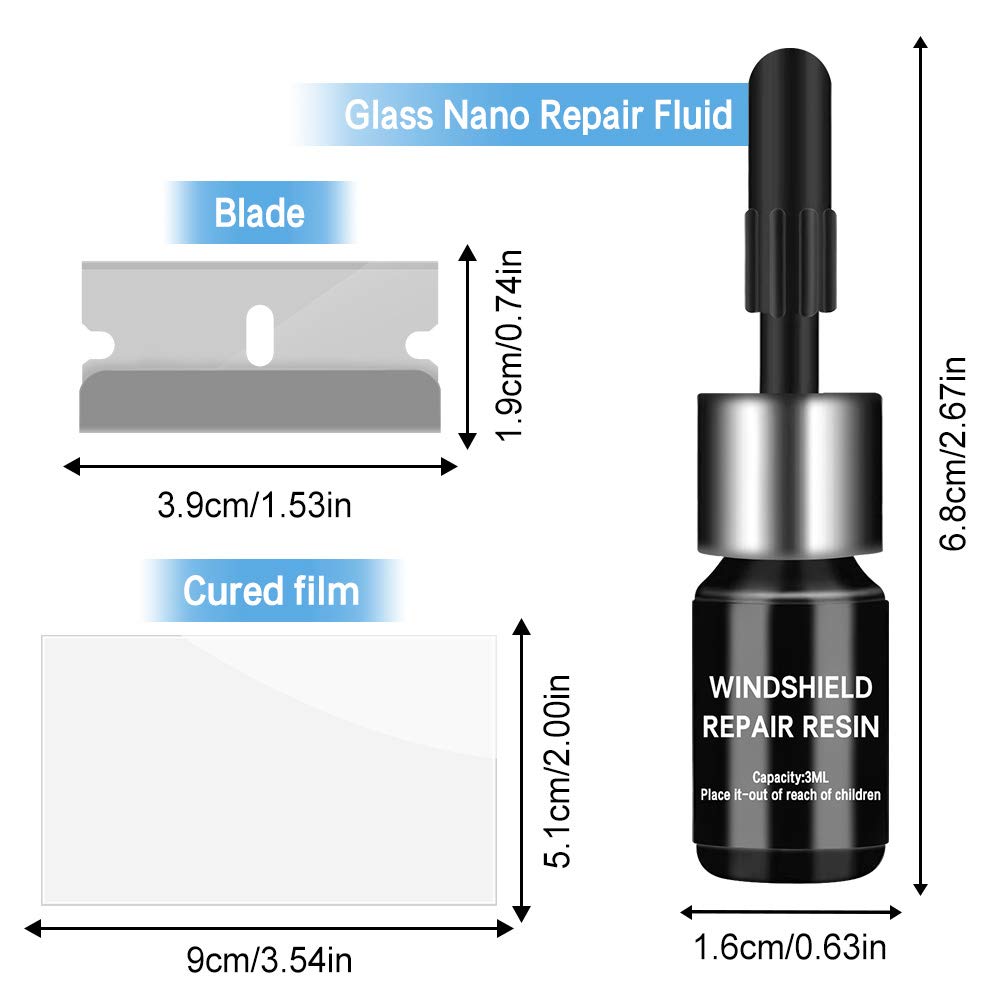 Car Windshield Crack Repair Resin Kit