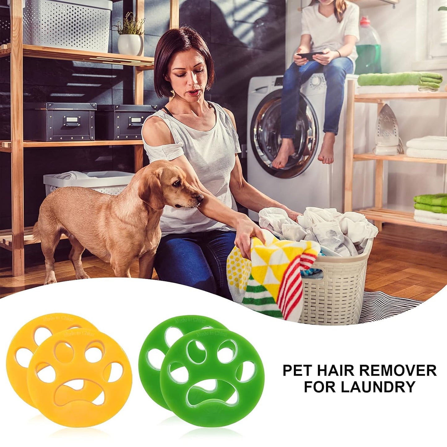 Silicone Lint Catcher Lint Remover for Cloth Home Improvement (Pack of 4)