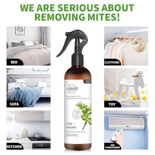 Anti-Mite Natural Plant Extract Deodorization Sterilization Dust Mite Remover Spray Kill Bed Dust Mite Spray