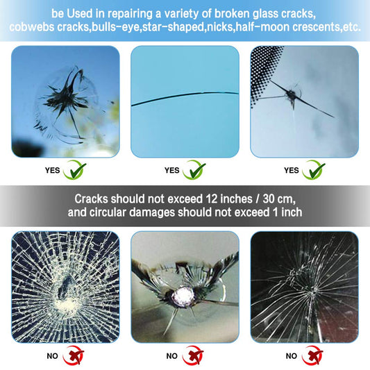 Car Windshield Crack Repair Resin Kit