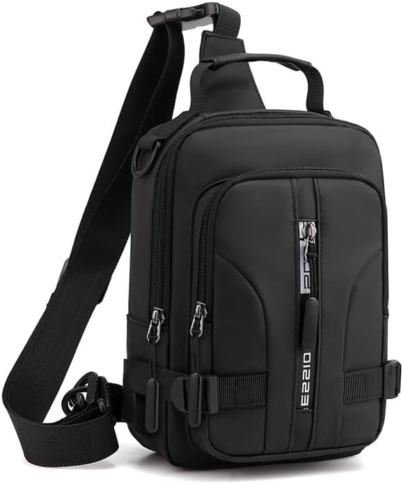 Waterproof Chest Sling Bag for Men Shoulder Gadget Organizer Crossbody Backpack
