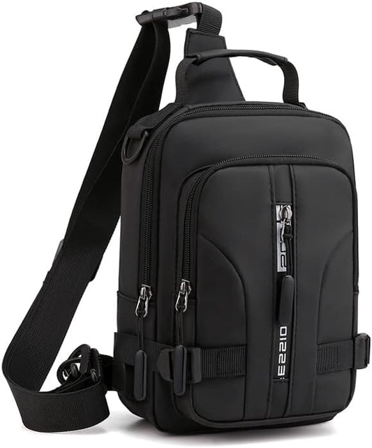 Waterproof Chest Sling Bag for Men Shoulder Gadget Organizer Crossbody Backpack