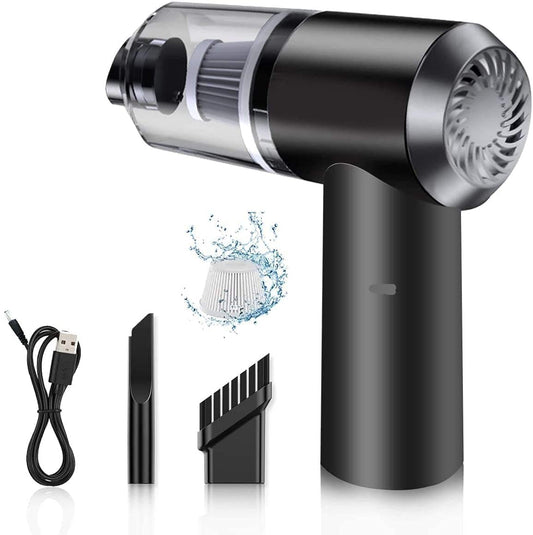 3 In 1 Mini Car Vacuum,Rechargeable Vacuum Multi-Functional Cleaning Tool || Wireless Car Vacuum || High PowerED Handheld Vacuum