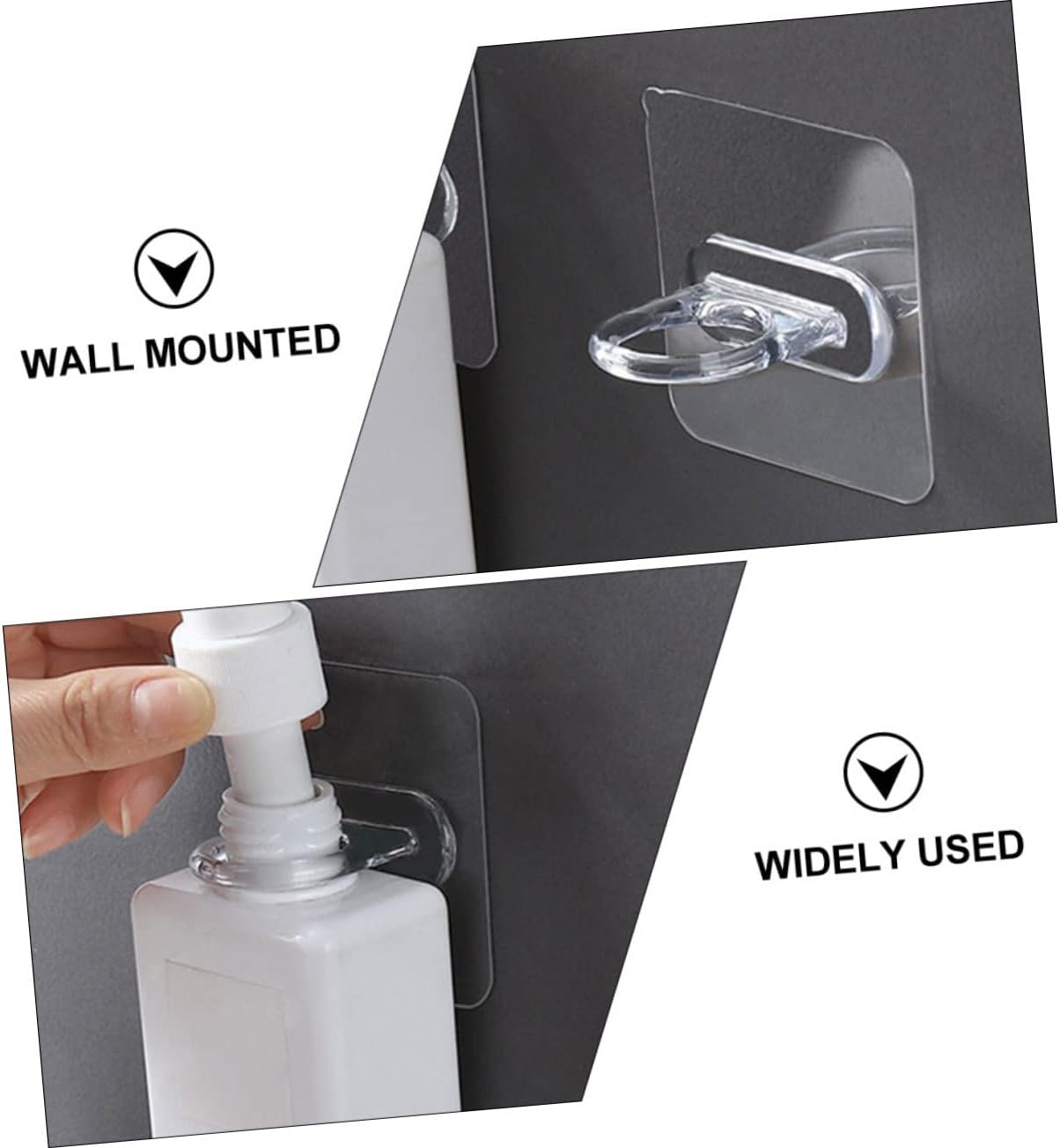 Multipurpose Self Adhesive Hook Holder (Pack of 10pc)
