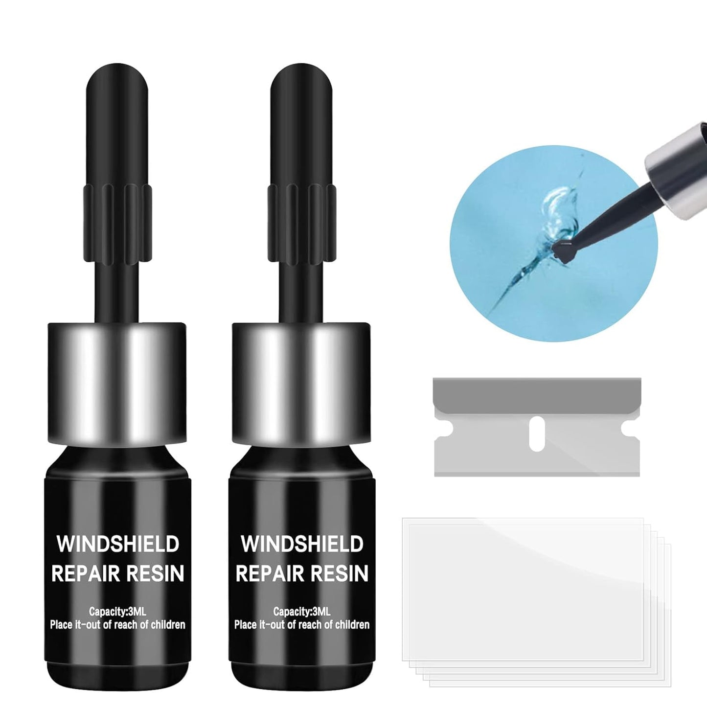 Car Windshield Crack Repair Resin Kit