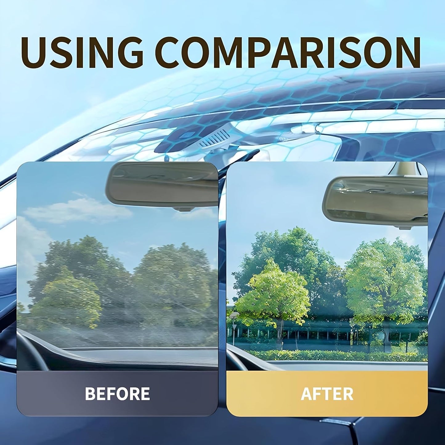 Car Glass Cleaner for Home and Auto Windows Cleaning ( Pack Of 2 )