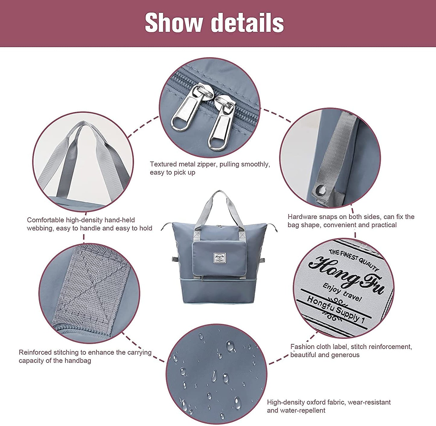 Travel Duffle Bags Women Multifunctional Travel Bags